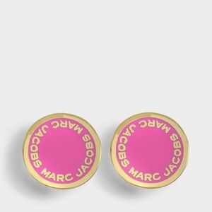 🍒 MJ Logo Disc Stud Earrings